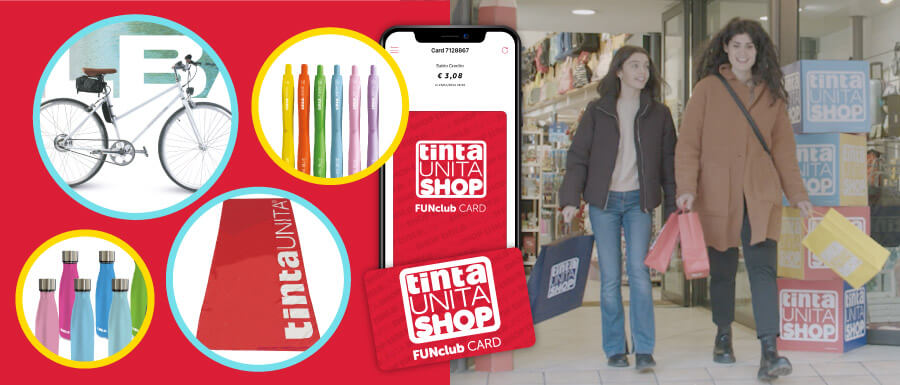 Fidelizzazione premi e concorsi tintaUNITA SHOP